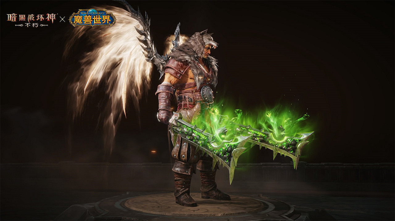 傳奇橙武！《暗黑破壞神：永生不朽》×《魔獸世界》連動典藏版【灰燼使者】武器皮膚亮相