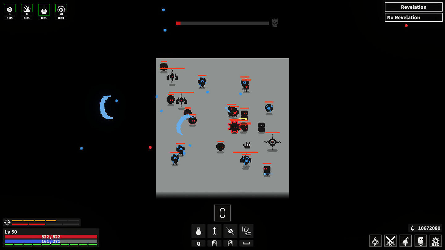 畫風簡潔ARPG《漆黑獵場》在Steam獲玩家極度好評