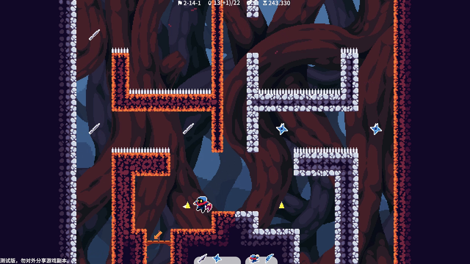 瞬移機制2D精準平台遊戲《忍者明》Demo上線Steam,有獎速通活動開啟! 瞬移機制2D精準平台遊戲《忍者明》Demo上線Steam,有獎速通活動開啟!