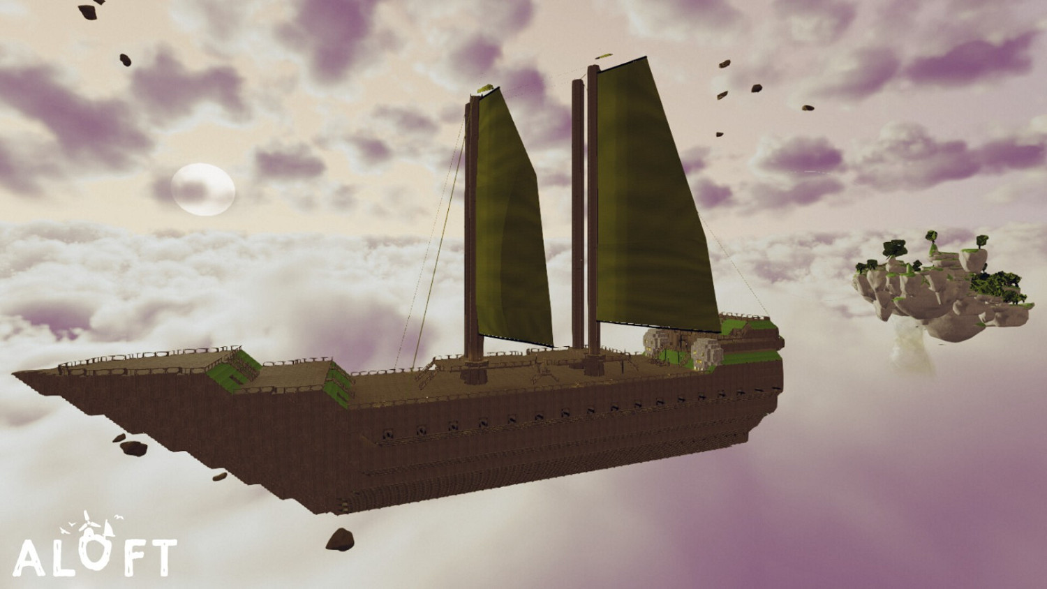 合作沙盒生存類遊戲《浮空島》 1月15日EA發售