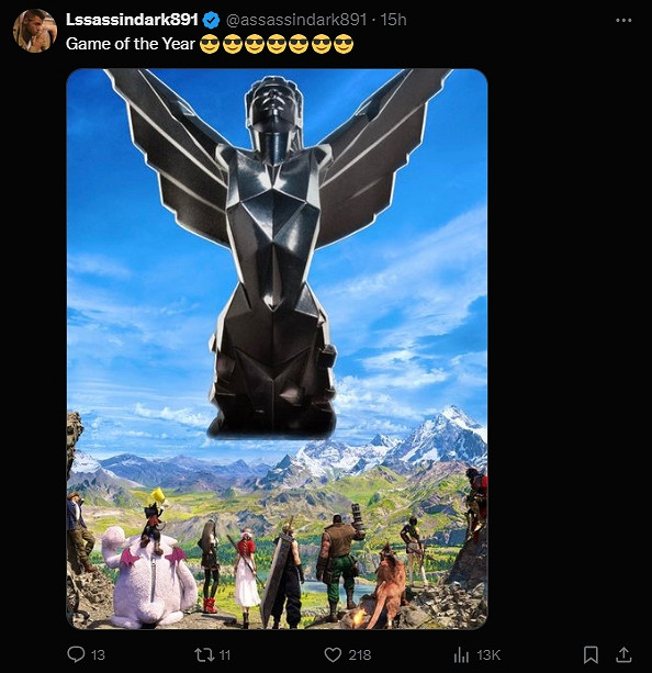 TGA年度遊戲名單即將揭曉!《黑神話》能否獲得提名？