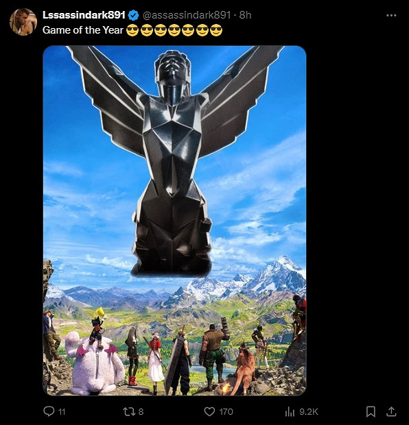 TGA2024名單即將揭曉!《黑神話》能否獲得年度提名? TGA2024名單即將揭曉!《黑神話》能否獲得年度提名?