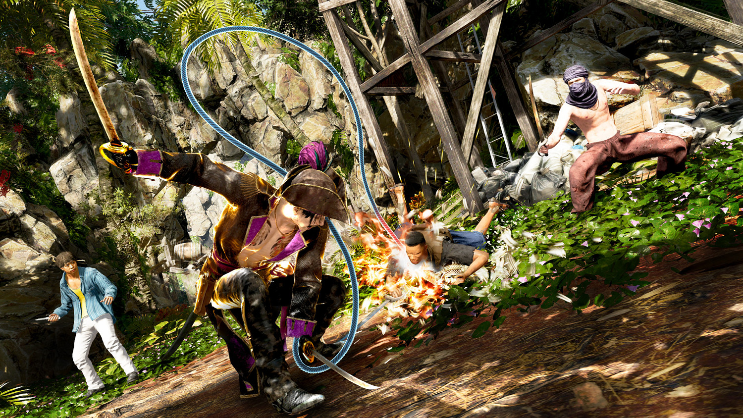 《人中之龍8外傳:夏威夷海盜》戰鬥系統介紹:華麗爽快的 “海盜”戰鬥風格&承襲島野狂犬威名的“狂犬”戰鬥風格 《人中之龍8外傳:夏威夷海盜》戰鬥系統介紹:華麗爽快的 “海盜”戰鬥風格&承襲島野狂犬威名的“狂犬”戰鬥風格