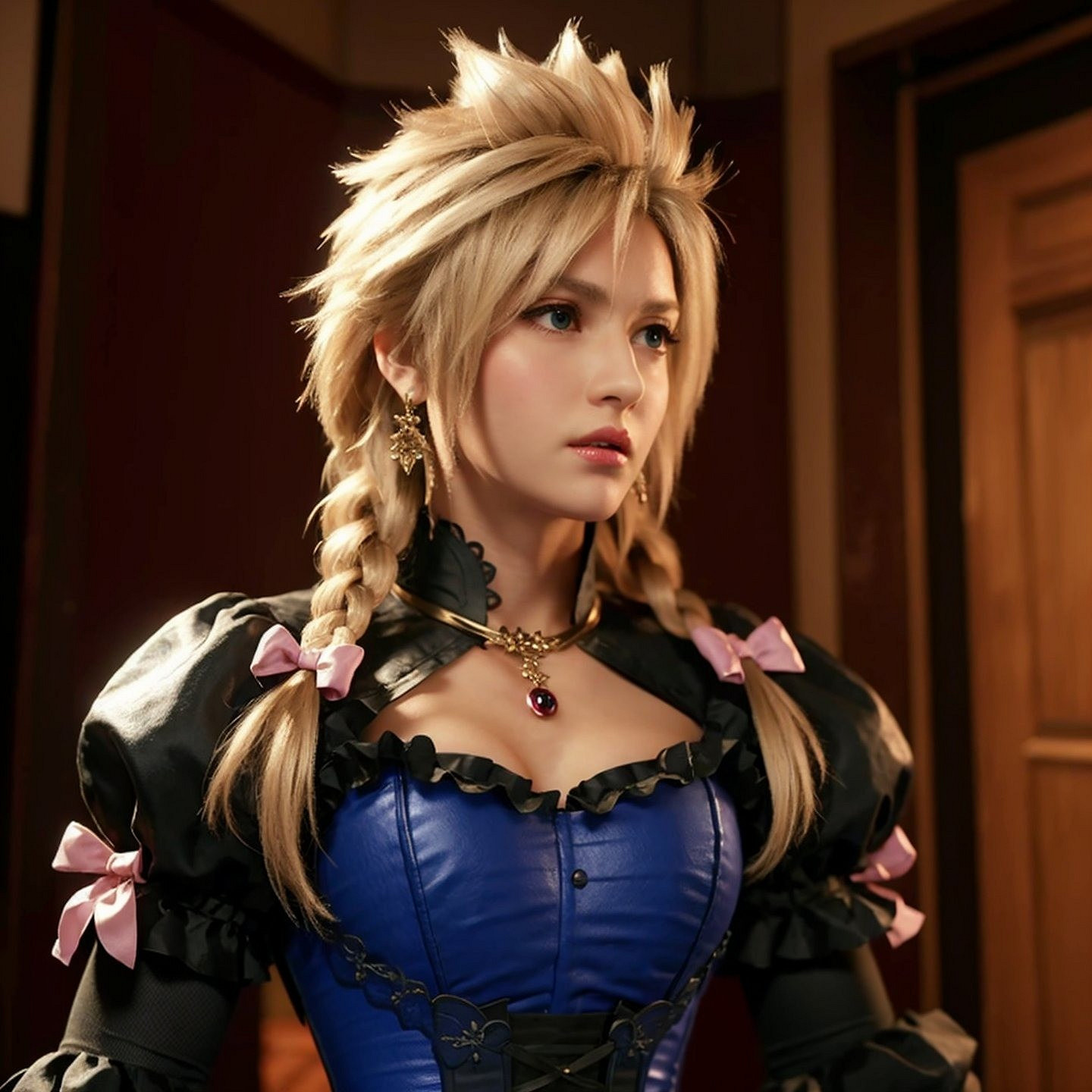 性轉克勞德?AI生成FF7人物美圖:性感誘惑線上撩人! 性轉克勞德?AI生成FF7人物美圖:性感誘惑線上撩人!