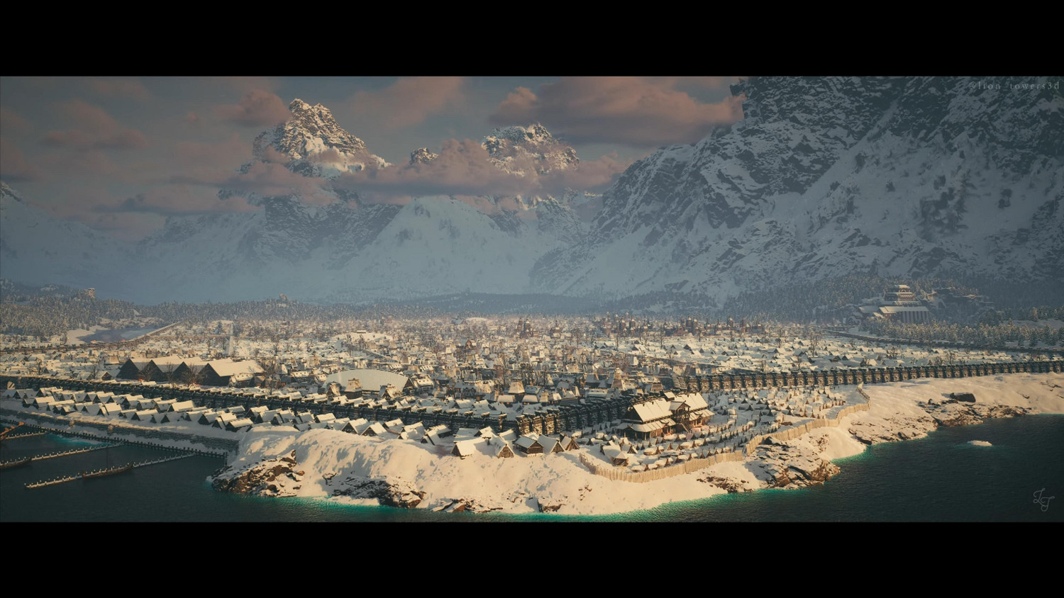 虛幻5還原《上古卷軸5》風舵城真實景象:每幀精美如壁紙! 虛幻5還原《上古卷軸5》風舵城真實景象:每幀精美如壁紙!