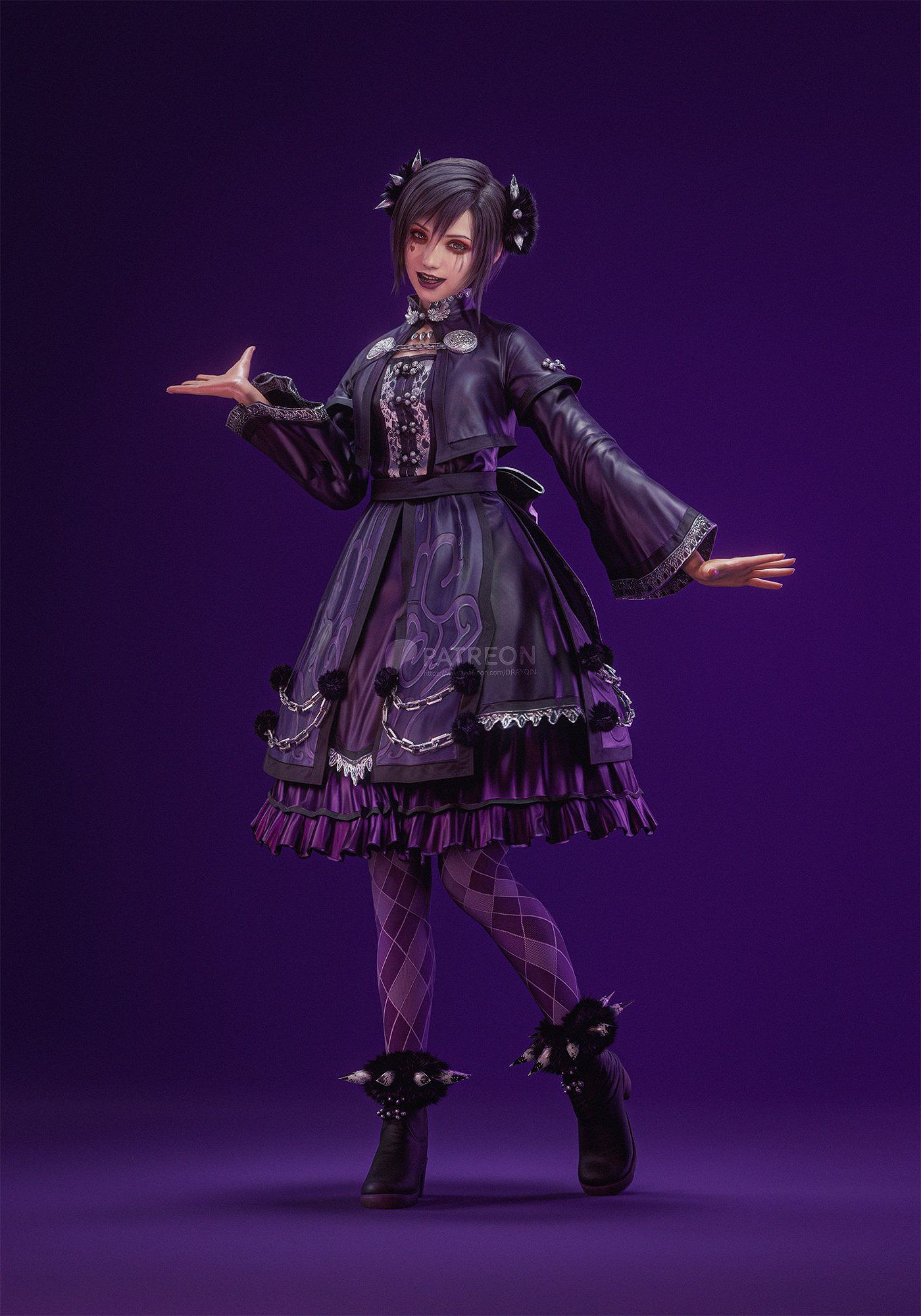 期待!3D大神曬《黑神話:悟空》亢金星君未渲染模型 期待!3D大神曬《黑神話:悟空》亢金星君未渲染模型