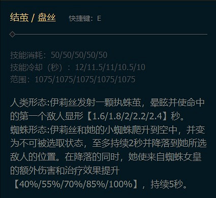 《英雄聯盟》蜘蛛名字介紹