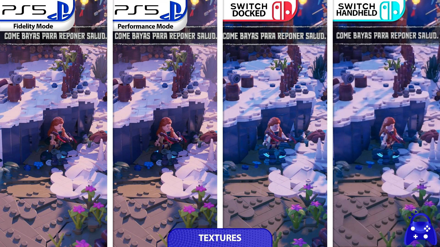 《樂高地平線大冒險》PS5和NS畫面對比 PS5略勝一籌 《樂高地平線大冒險》PS5和NS畫面對比 PS5略勝一籌