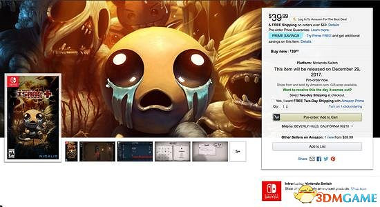 Switch版《以撒的結合》新推測 可能支援雙人連線