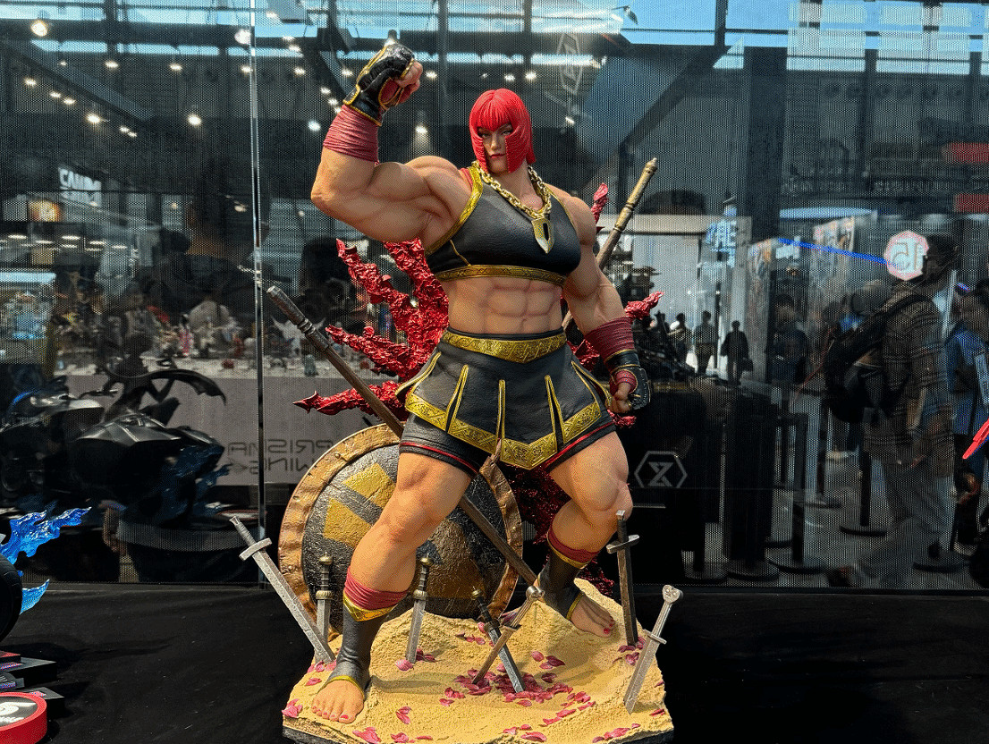 《快打旋風6》系列1/4雕塑：妖豔韓蛛俐、霸氣瑪麗莎等！