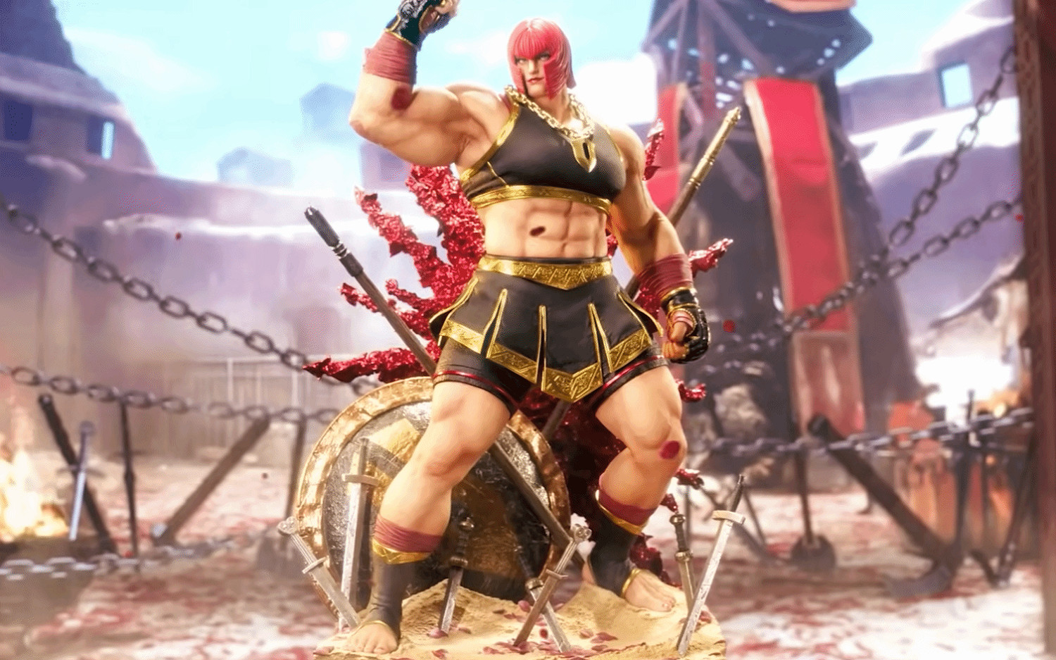 《快打旋風6》系列1/4雕塑：妖豔韓蛛俐、霸氣瑪麗莎等！