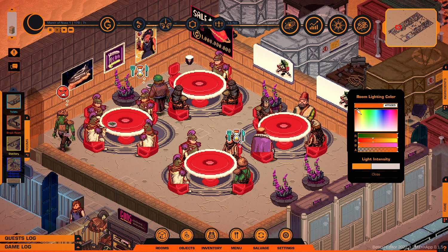 模擬經營新作《銀河盡頭的餐廳》上架Steam 2025發售