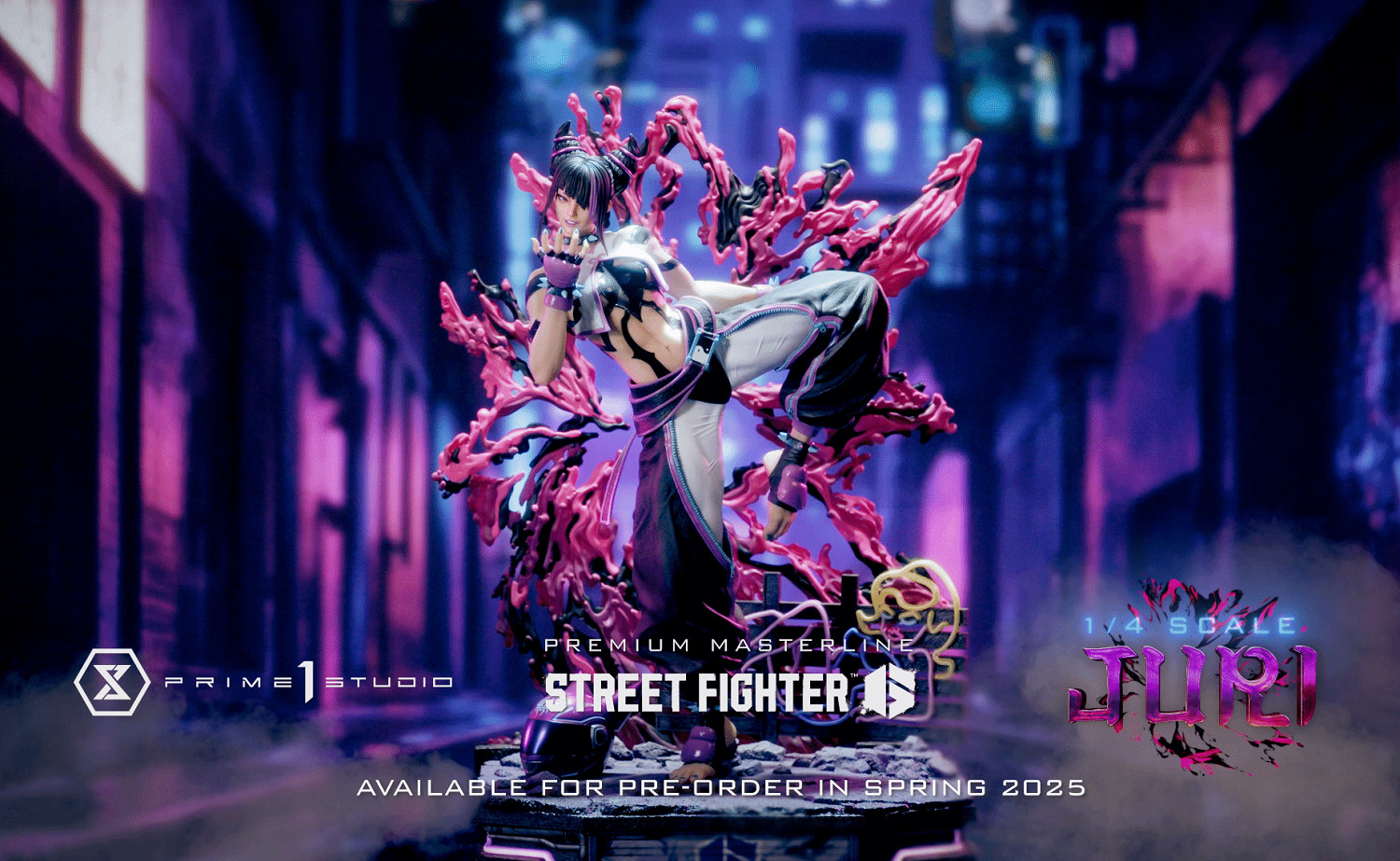 《快打旋風6》系列1/4雕塑：妖豔韓蛛俐、霸氣瑪麗莎等！