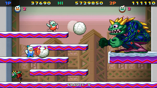 經典遊戲《雪人兄弟特別：周年紀念版》上線Steam頁面