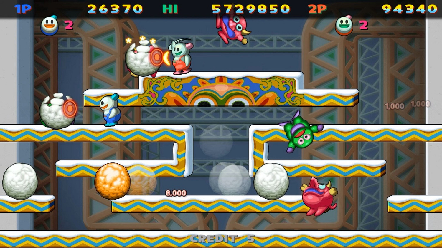 經典遊戲重製 《雪人兄弟 特別：周年紀念版》Steam頁面上線