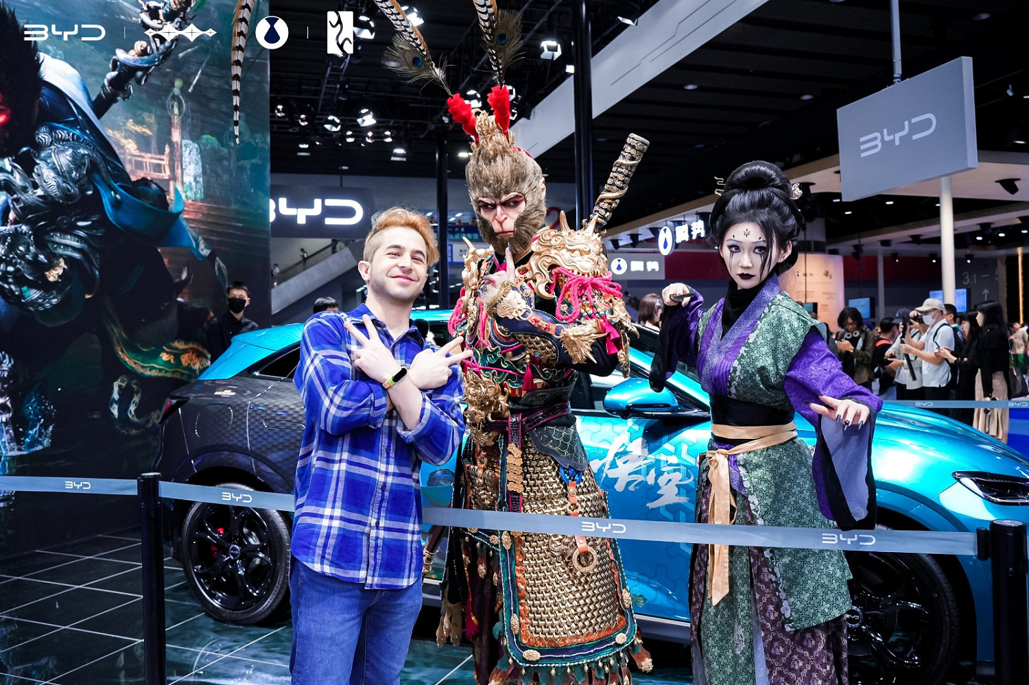 《黑神話》也有痛車了?比亞迪聯名亮相廣州車展! 《黑神話》也有痛車了?比亞迪聯名亮相廣州車展!