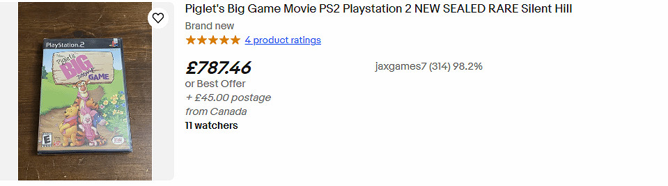 童年恐怖小遊戲價格飆升：全新未拆封售價高達7千元