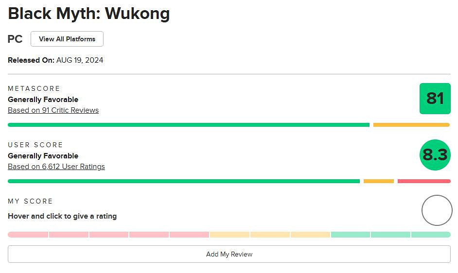 狗急跳牆!外媒發長文稱《黑神話》不配TGA年度最佳 狗急跳牆!外媒發長文稱《黑神話》不配TGA年度最佳