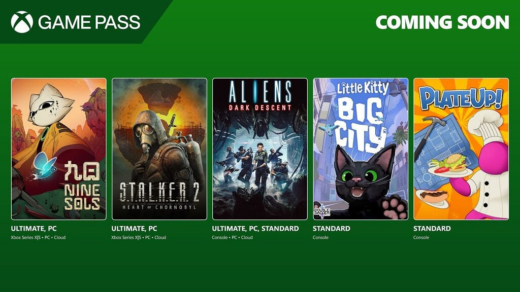 Xbox Game Pass (XGP) 十一月下旬新增遊戲陣容 《潛行者2》等 Xbox Game Pass (XGP) 十一月下旬新增遊戲陣容 《潛行者2》等