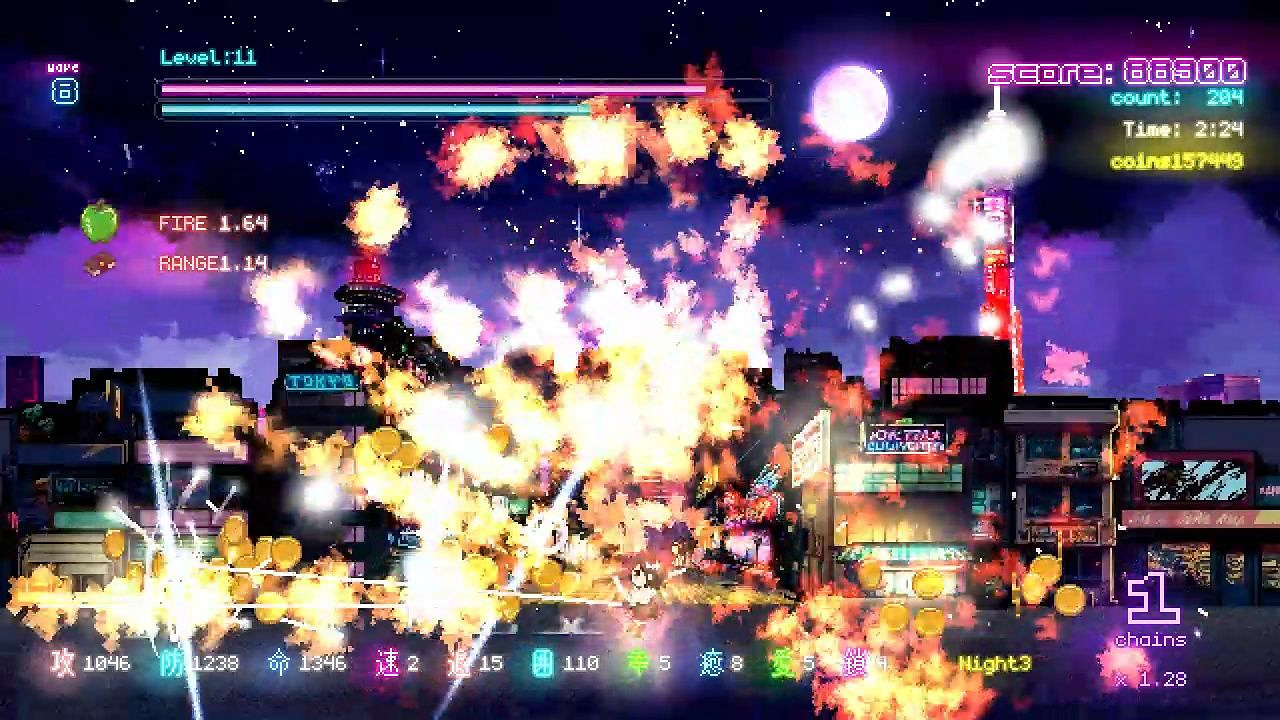 2D動作遊戲《Tokyo Waning Moon》11月26日 正式推出