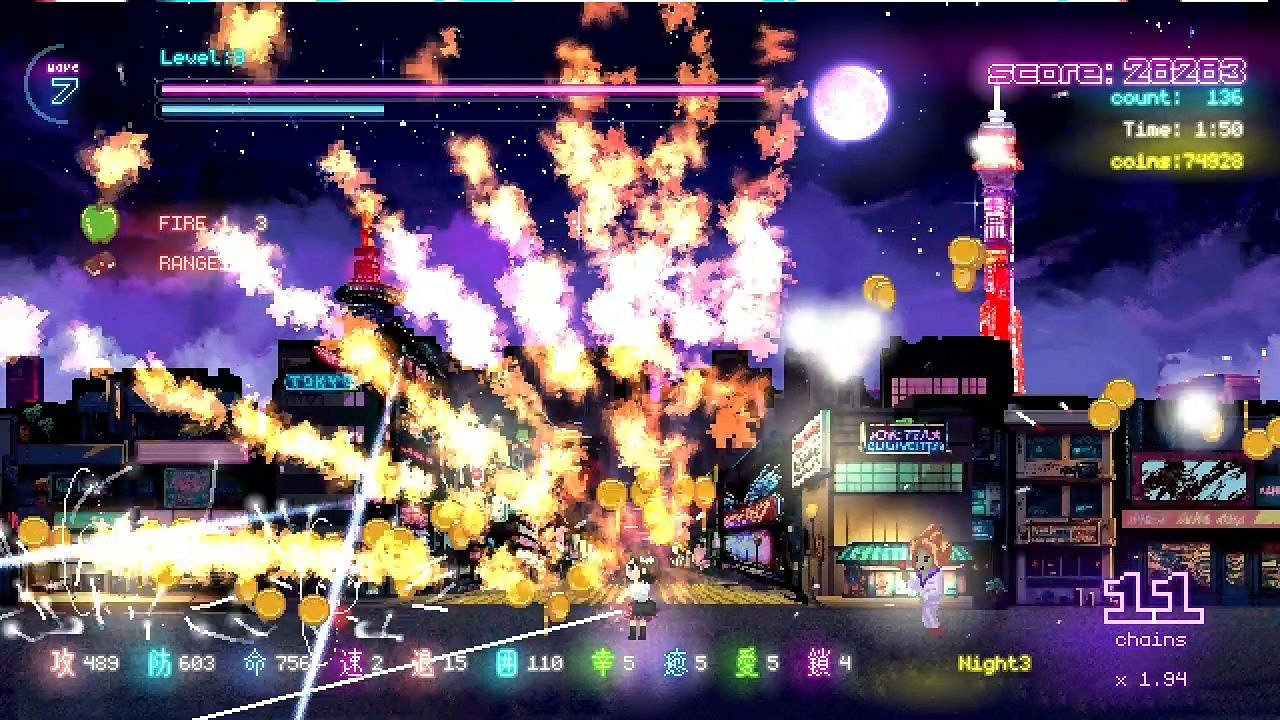 2D動作遊戲《Tokyo Waning Moon》11月26日 正式推出