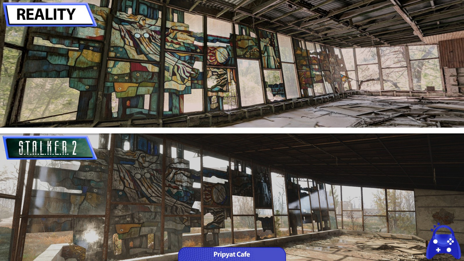 《潛行者2》與現實地標畫面對比 一眼望去相差無幾！