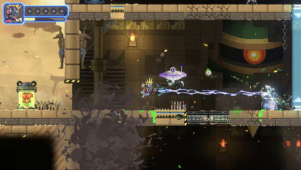 2D平台射擊動作遊戲《鐵血機甲: 反攻》推出試玩Demo！