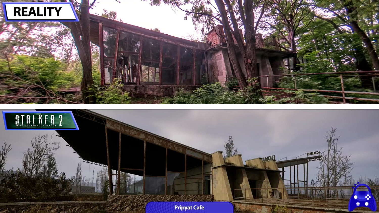 《潛行者2》與現實地標畫面對比 一眼望去相差無幾！