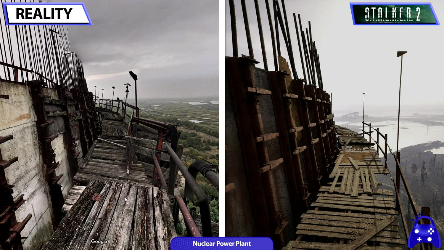 《潛行者2》與現實地標畫面對比 一眼望去相差無幾！