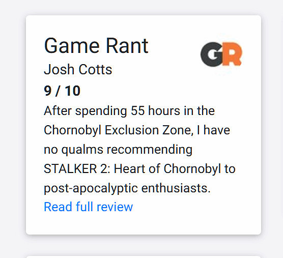 《潛行者2切爾諾貝利之心》OC站77分 評價褒貶不一