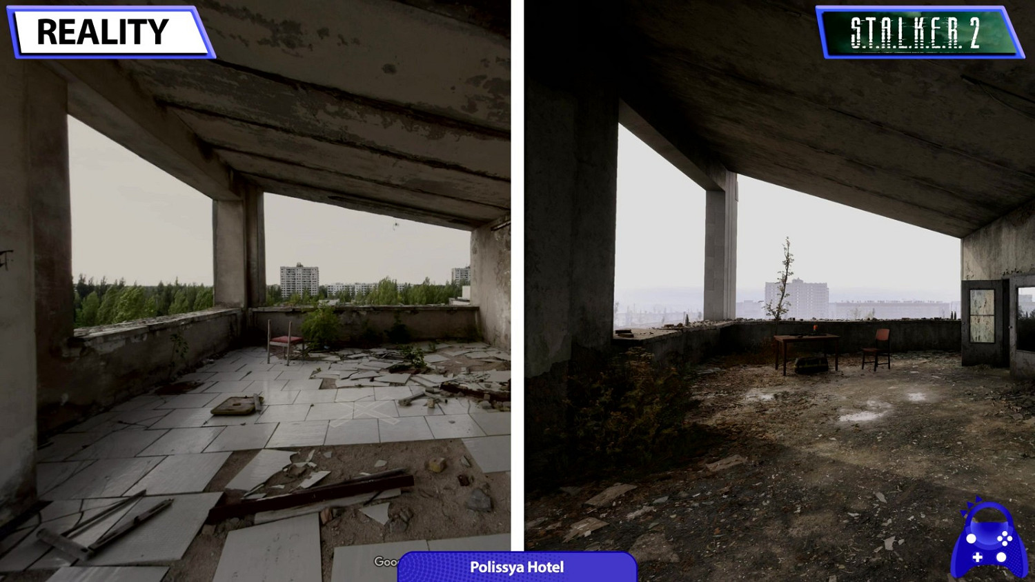 《潛行者2》與現實地標畫面對比 一眼望去相差無幾！