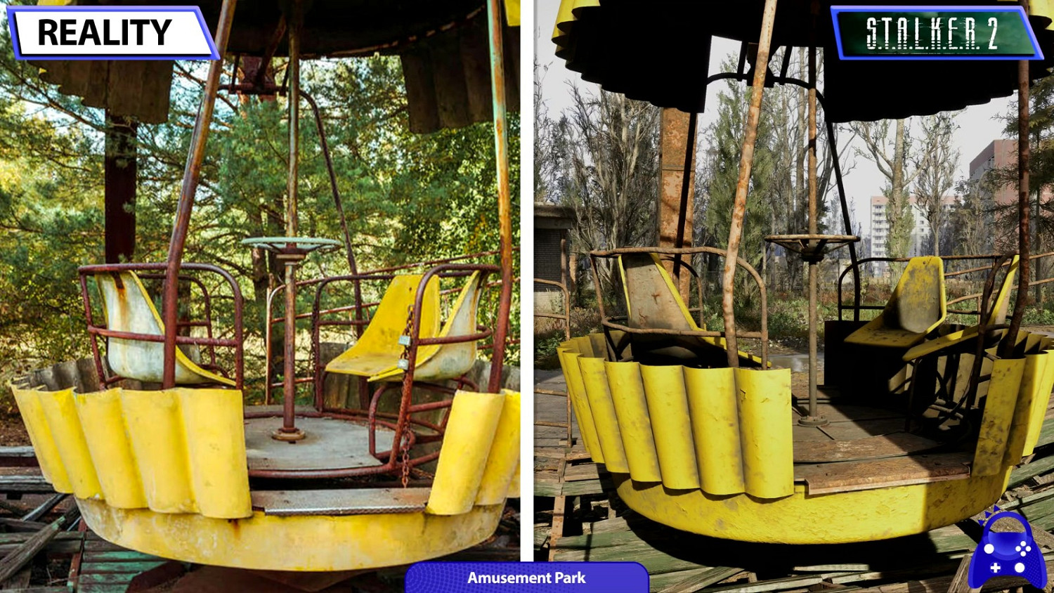 《潛行者2》與現實地標畫面對比 一眼望去相差無幾！