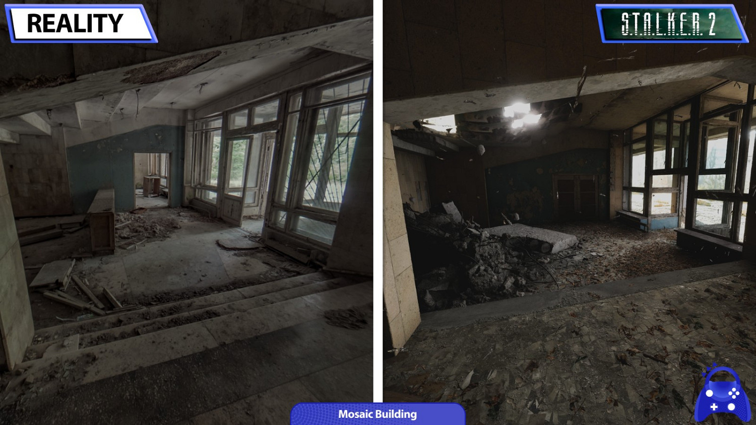 《潛行者2》與現實地標畫面對比 一眼望去相差無幾！