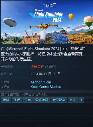 三國殺背後一涼？《微軟模擬飛行2024》剛上線差評如潮