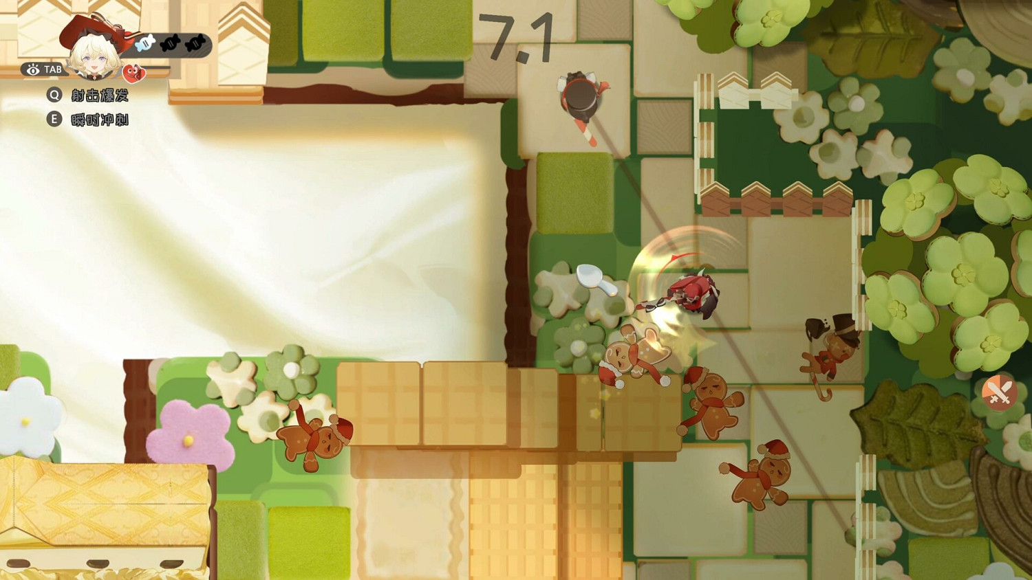 俯視角新作《甜點餓魔》上架Steam！2025年發售