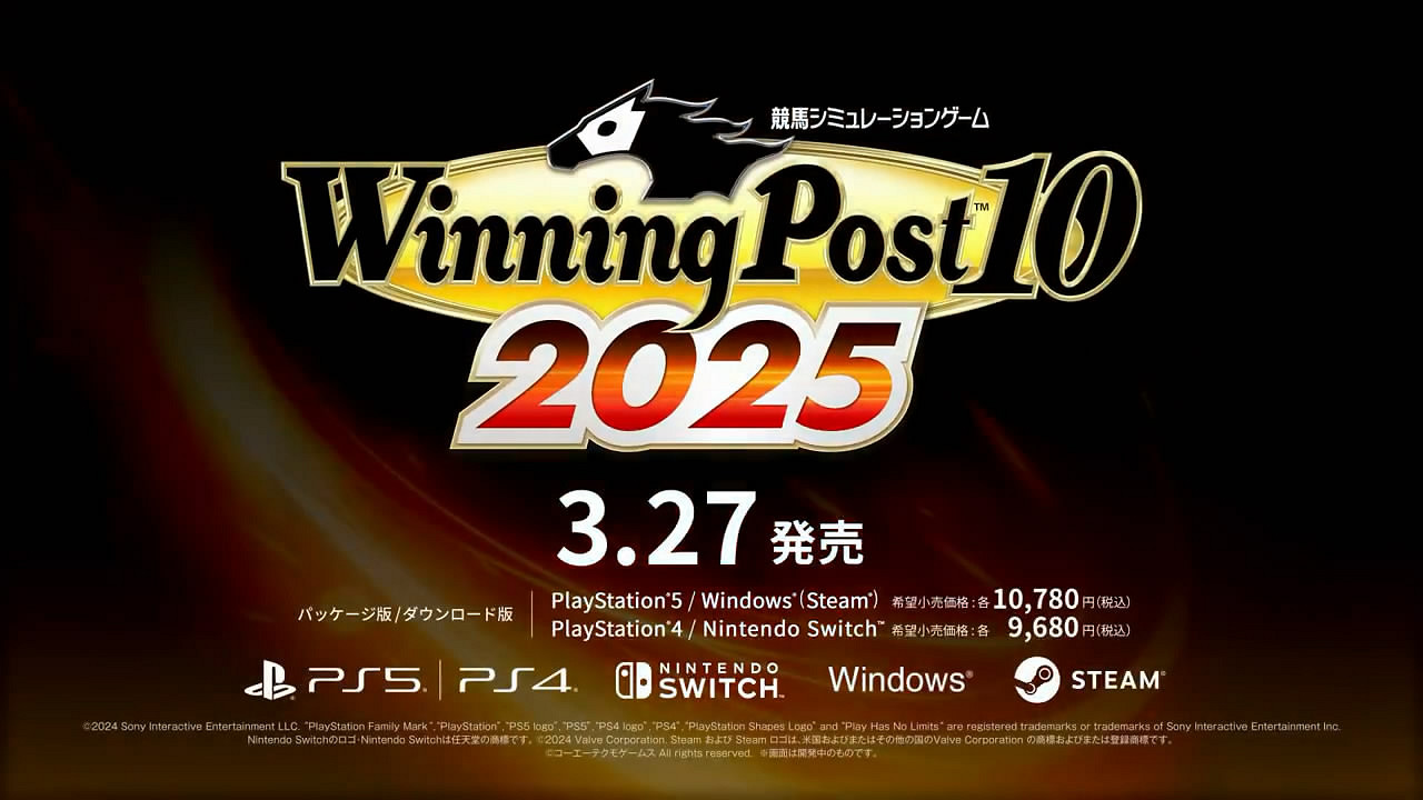 《賽馬大亨10 2025》先導宣傳片公布!明年3月發售 《賽馬大亨10 2025》先導宣傳片公布!明年3月發售