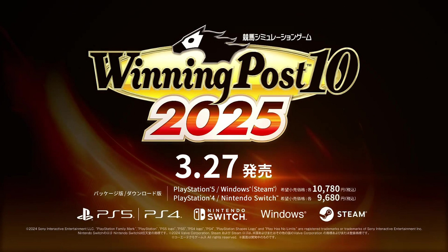 光榮特庫摩公布《賽馬大亨10 2025》 明年3/27推出