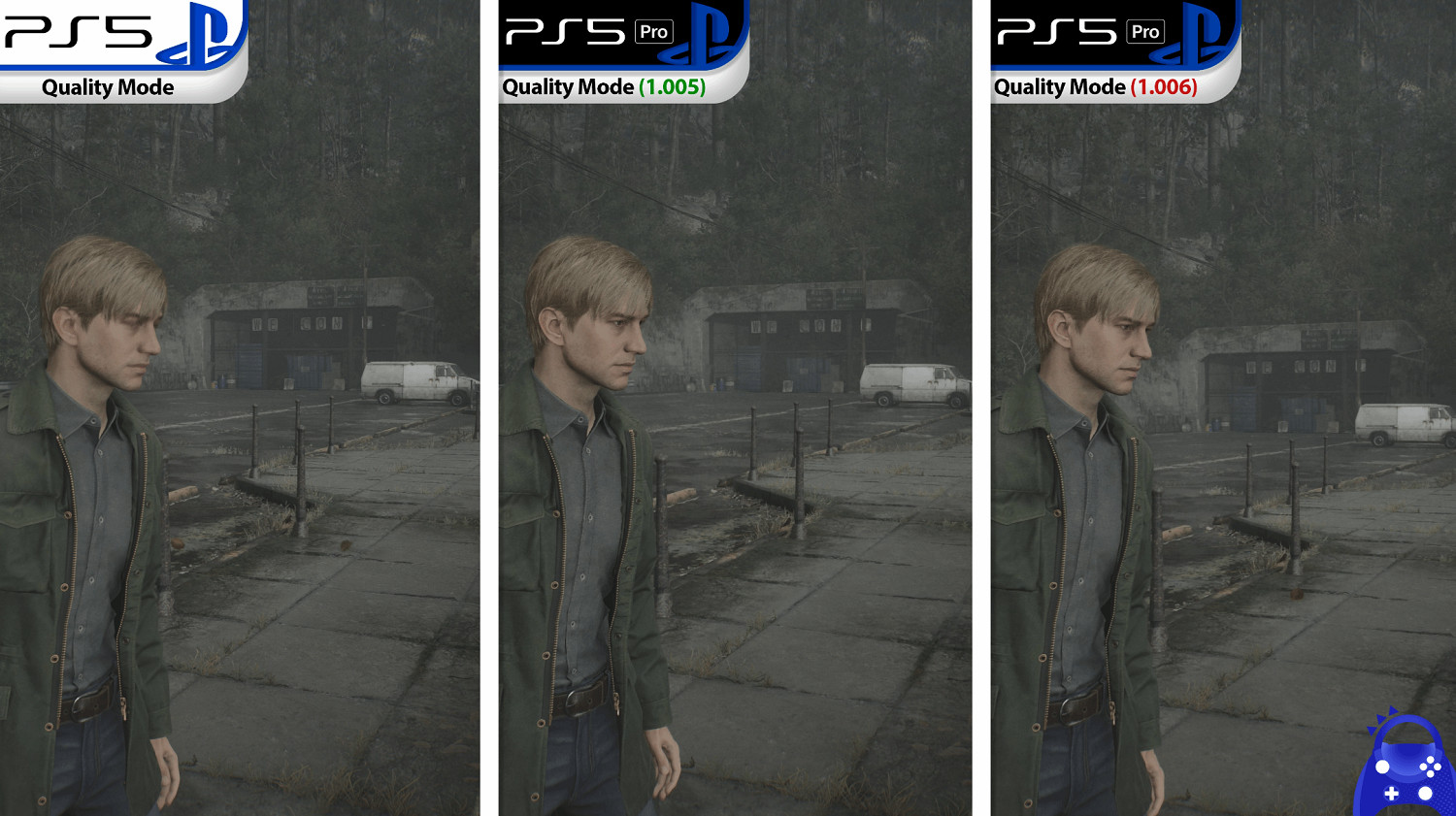 《沉默之丘2重製版》更新後PS5和Pro對比:沒完全解決 《沉默之丘2重製版》更新後PS5和Pro對比:沒完全解決