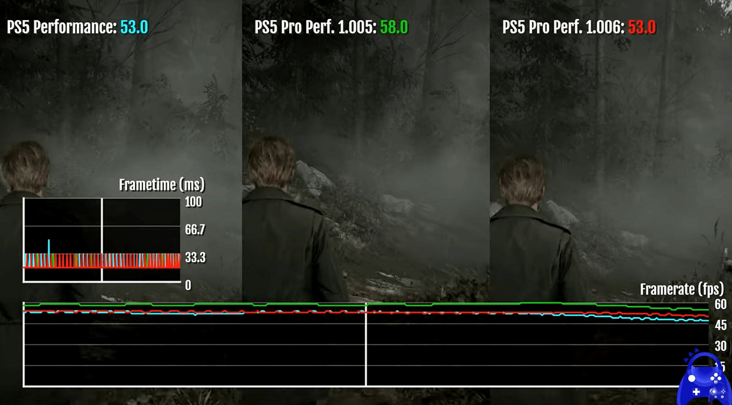 《沉默之丘2重製版》更新後PS5和Pro對比:沒完全解決 《沉默之丘2重製版》更新後PS5和Pro對比:沒完全解決