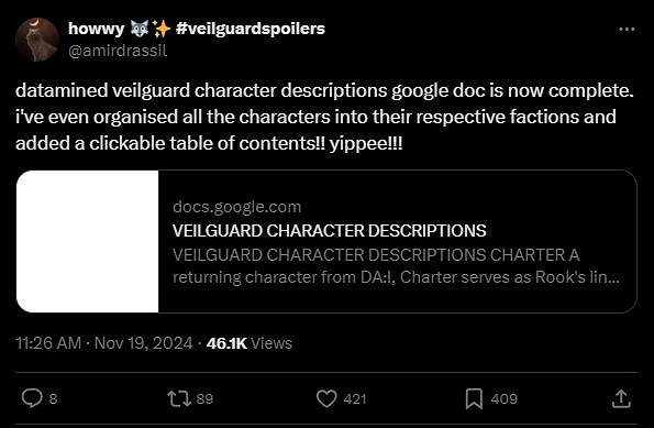 《闇龍紀元：影障守護者》玩家通過資料挖掘角色年齡