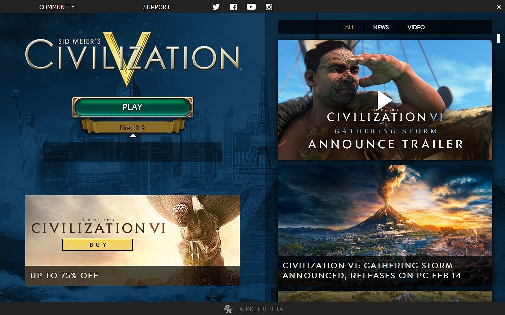 2K啟動器停服 旗下部分遊戲可通過Steam和Epic啟動 2K啟動器停服 旗下部分遊戲可通過Steam和Epic啟動