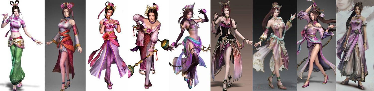 《真三國無雙》系列貂蟬形象變化 誰是你的白月光? 《真三國無雙》系列貂蟬形象變化 誰是你的白月光?