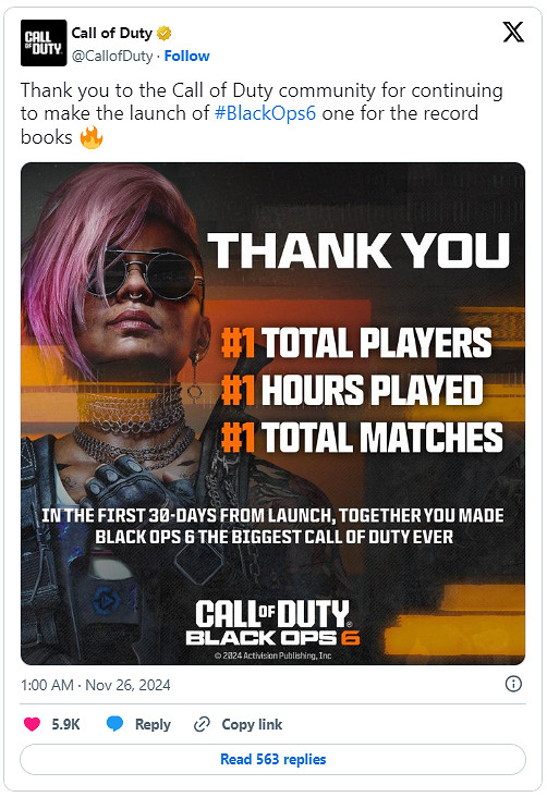 《決勝時刻21》首月表現太出色:史上最火爆的《COD》 《決勝時刻21》首月表現太出色:史上最火爆的《COD》