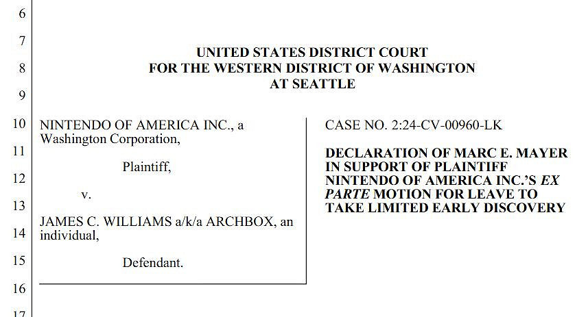 任天堂持續打擊盜版 繼續尋找“新目標”進行盜版調查