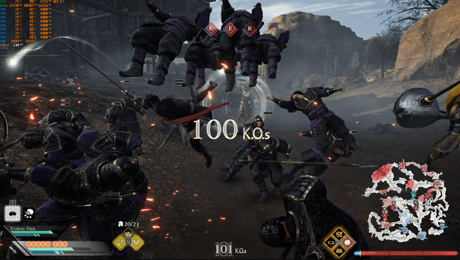 《真三國無雙：起源》4090測試：原生4K下穩定100幀！