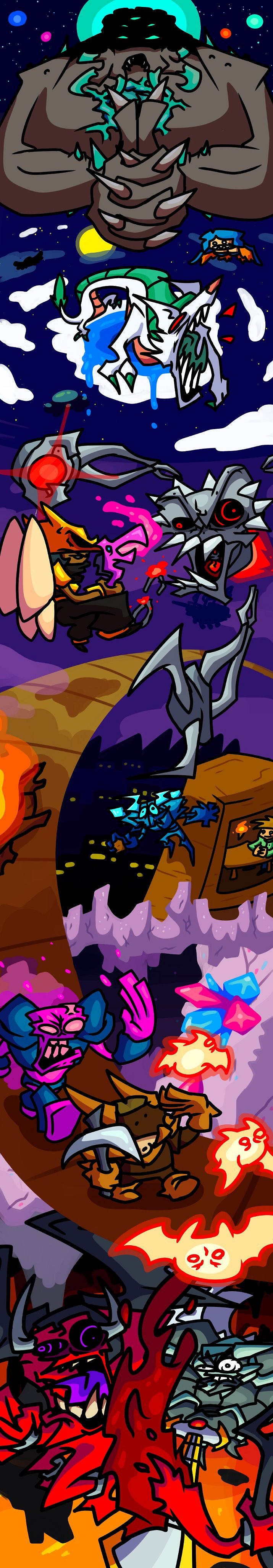 《泰拉瑞亞》社區人均藝術家：藝術圖、漫畫圖大賞！