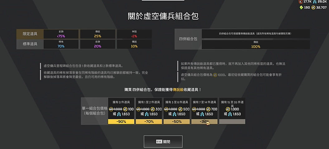 《Apex英雄》爪刀36箱所需金幣介紹