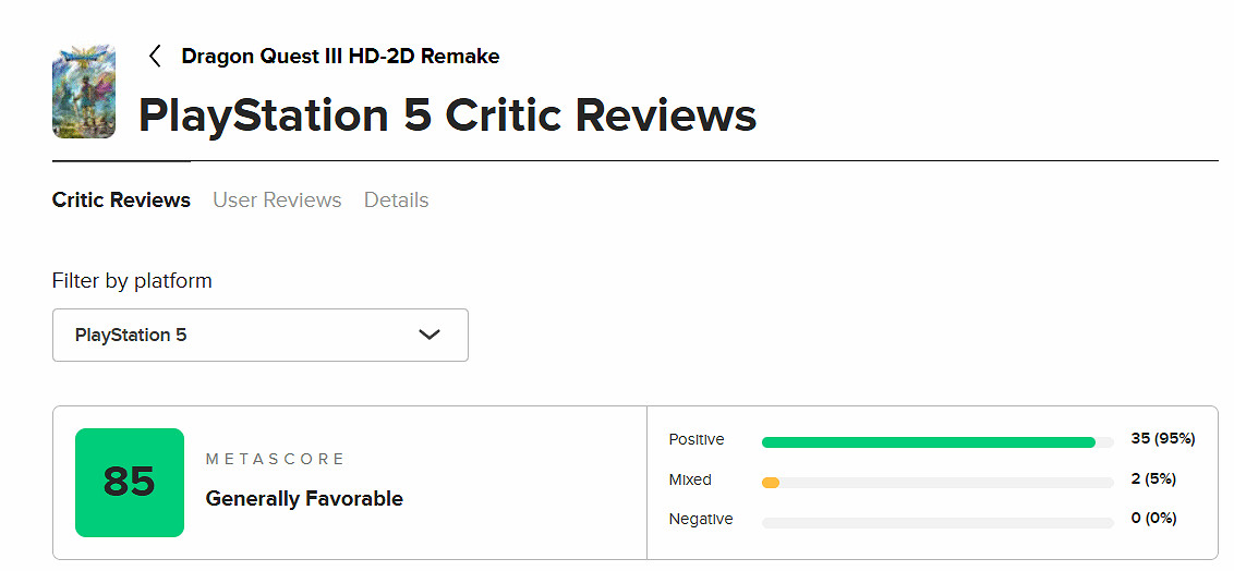 《勇者鬥惡龍3RE》媒體讚譽圖公布:媒體均打出9分! 《勇者鬥惡龍3RE》媒體讚譽圖公布:媒體均打出9分!