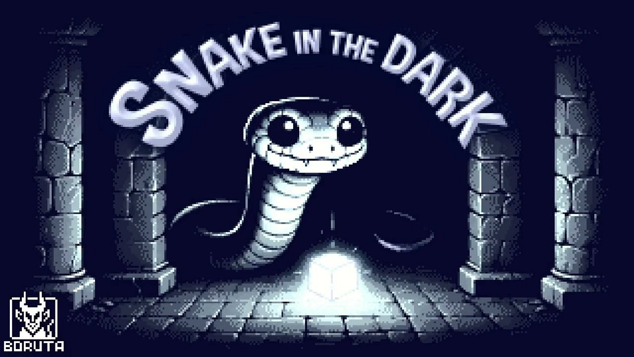 像素街機風格休閒解謎遊戲《黑暗中的貪吃蛇》上線Steam平台 預計2025年推出