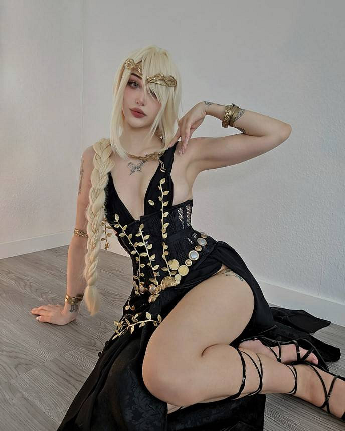 德國小姐姐COS《奧術》金克斯 纖腰長腿超還原！